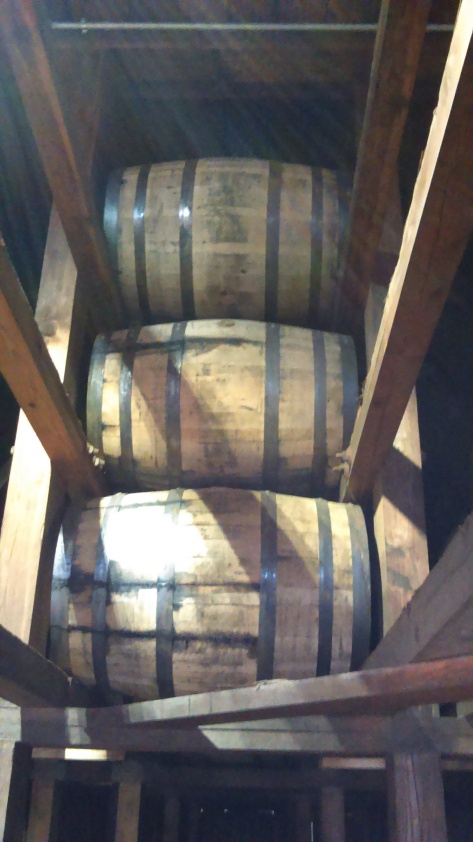A look up into the rick house (Stitzel-Weller distillery)