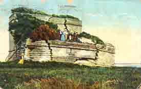 A Postcard of Fort Matanzas from the 1890s.